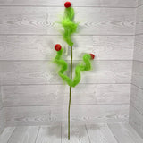 XMAS TWIST 65CM - GREEN/RED - 25015 * RD