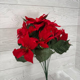 POINSETTIA BUSH X11 H18 - RED - 86578RD * PU G