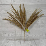 GLITTER PLASTIC LVS BUSH X5 H16 - GOLD - 86929GD * R BR