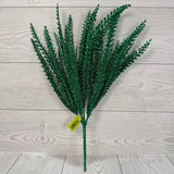 GLITTER PLASTIC LVS BUSH X5 H16 - GREEN - 86929GN * R BR