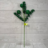 BALL CURLY PICK X5 H20 - EMERALD GREEN - 8626EMGN * G