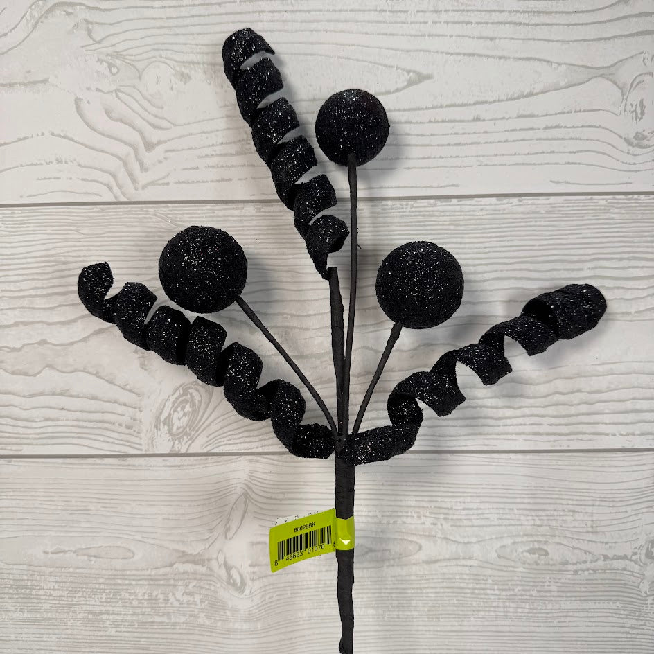 BALL CURLY PICK X5 H20 - BLACK - 86626BK * G