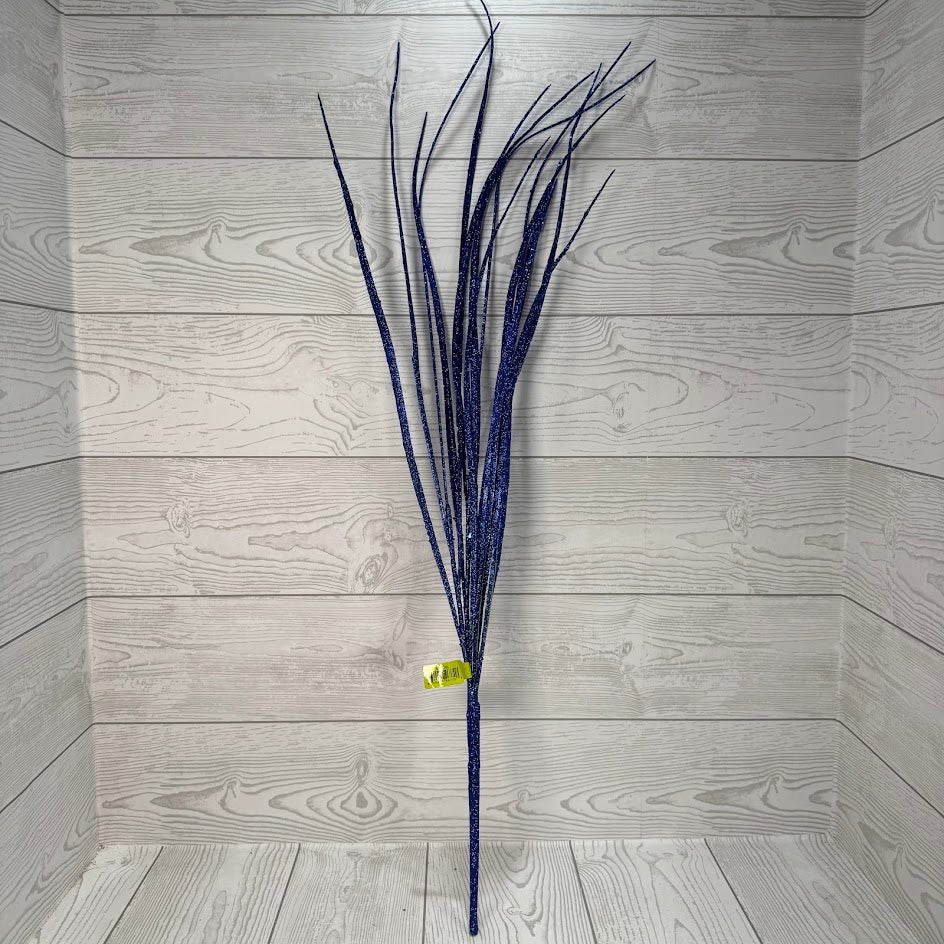 GLITTER SWORD GRASS SPRAY H23 - BLUE - 86010BL * OO