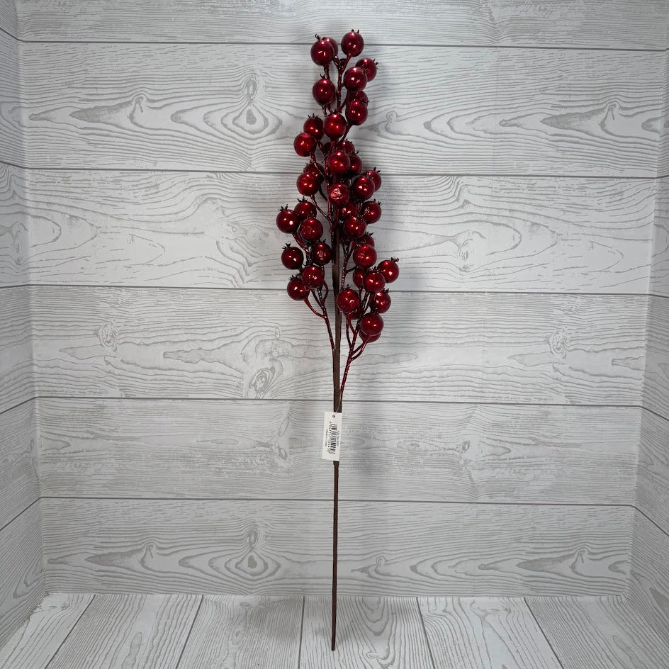 25.5" METALLIC POMEGRANATE - RED - X26744-RED