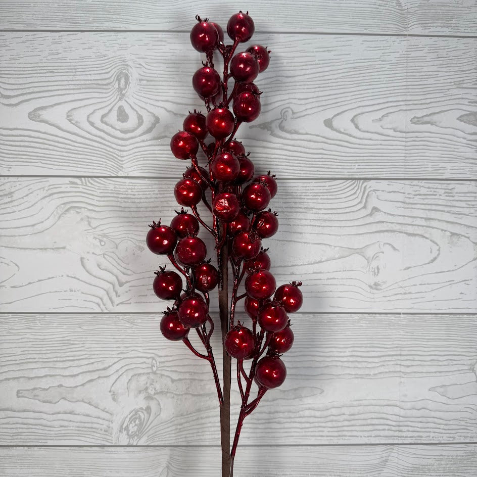 25.5" METALLIC POMEGRANATE - RED - X26744-RED