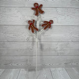 22.5" GINGERBREAD MAN X3 - X24112-BRN