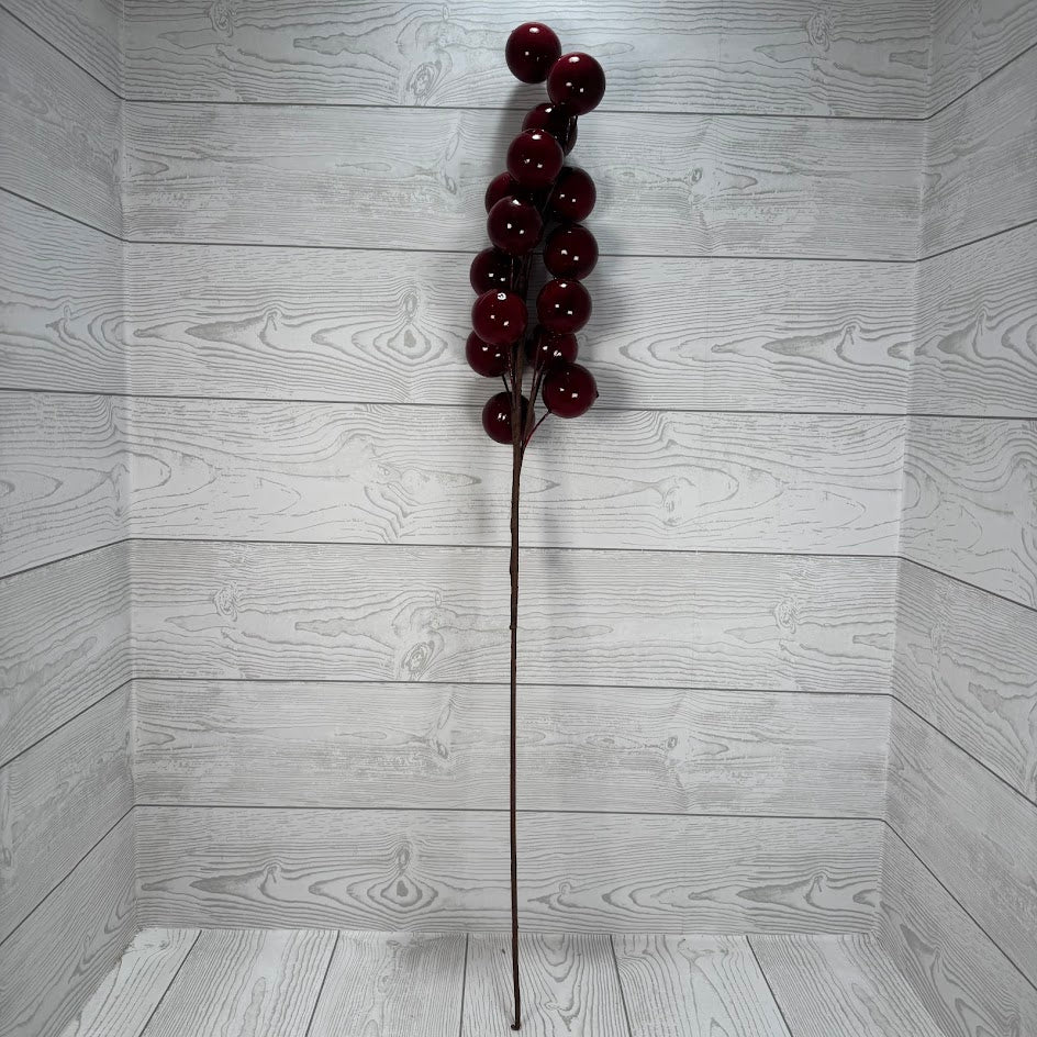 34.5" LARGE BERRY SPRAY - X26827-DKRD