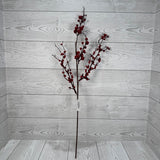 24" ICED BERRY SPRAY - X26742-RED