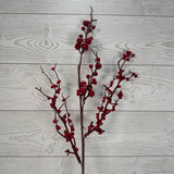24" ICED BERRY SPRAY - X26742-RED
