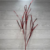 34.5" METALLIC GRASS - X26885-RED * RD