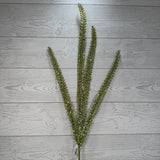 35" GLITTER FERN SPRAY X3 - APPLEGREEN - X25259-APGN * G