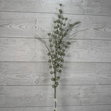 27.5" GLITTER BERRY/GRASS SPRAY - SAGE - X25592-SAGE * BL