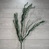 GLITTER BRANCH SPRAY - X23129-DKGN * G