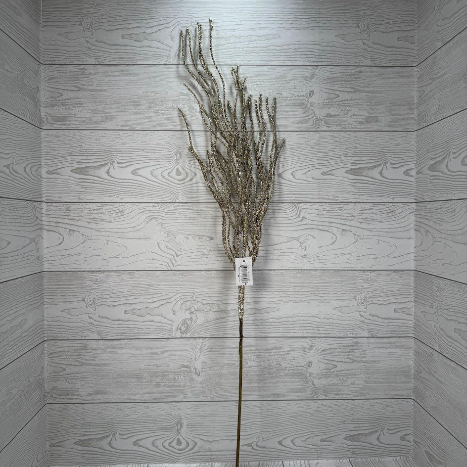 GLITTER BRANCH SPRAY - X23129-CHAM * G