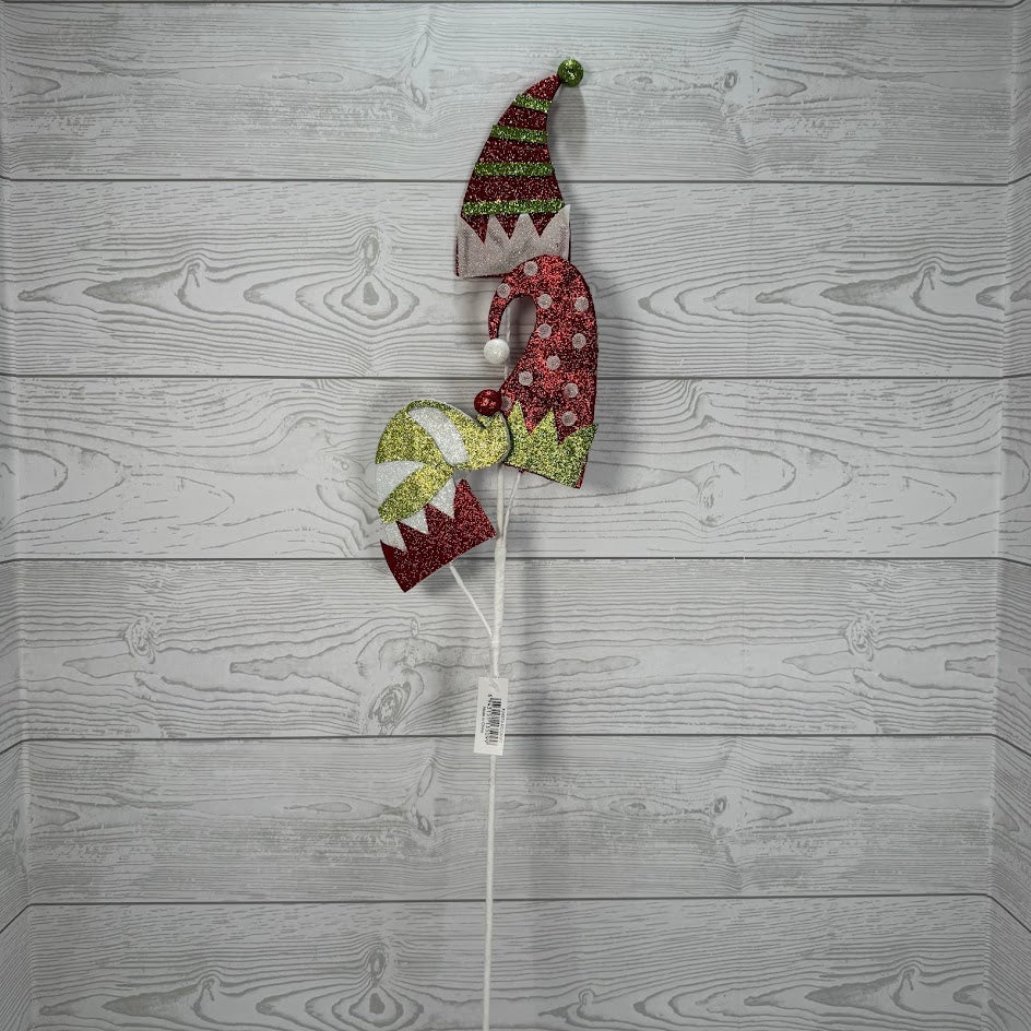 28" ELF HAT X3 SPRAY - RED/WHITE/GREEN - X24879-RDGNWT