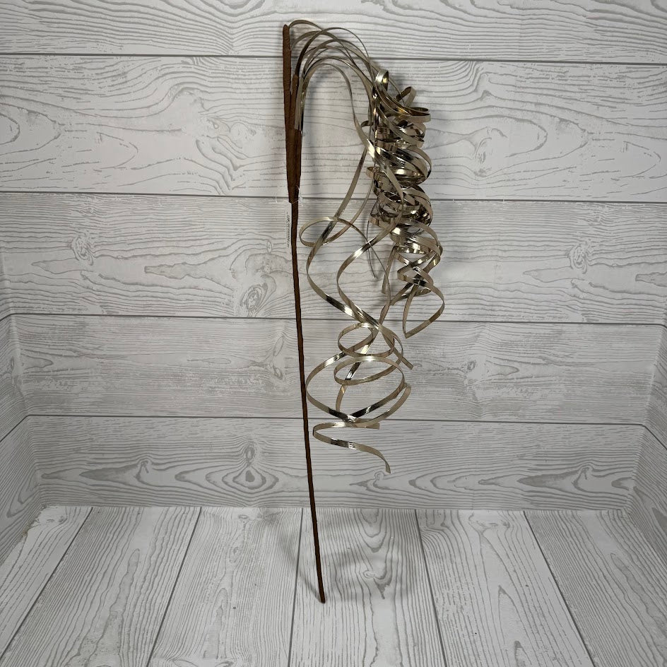 38" CURLY RIBBON SPRAY - X26883-GOLD