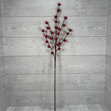 28.5" SUGAR BERRY SPRAY - X26887-RED