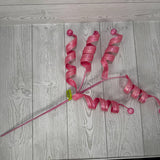 GLOSSY FRIZZY CURLY BALL SPRAY X5 H30 - PINK - BL - 86295PK