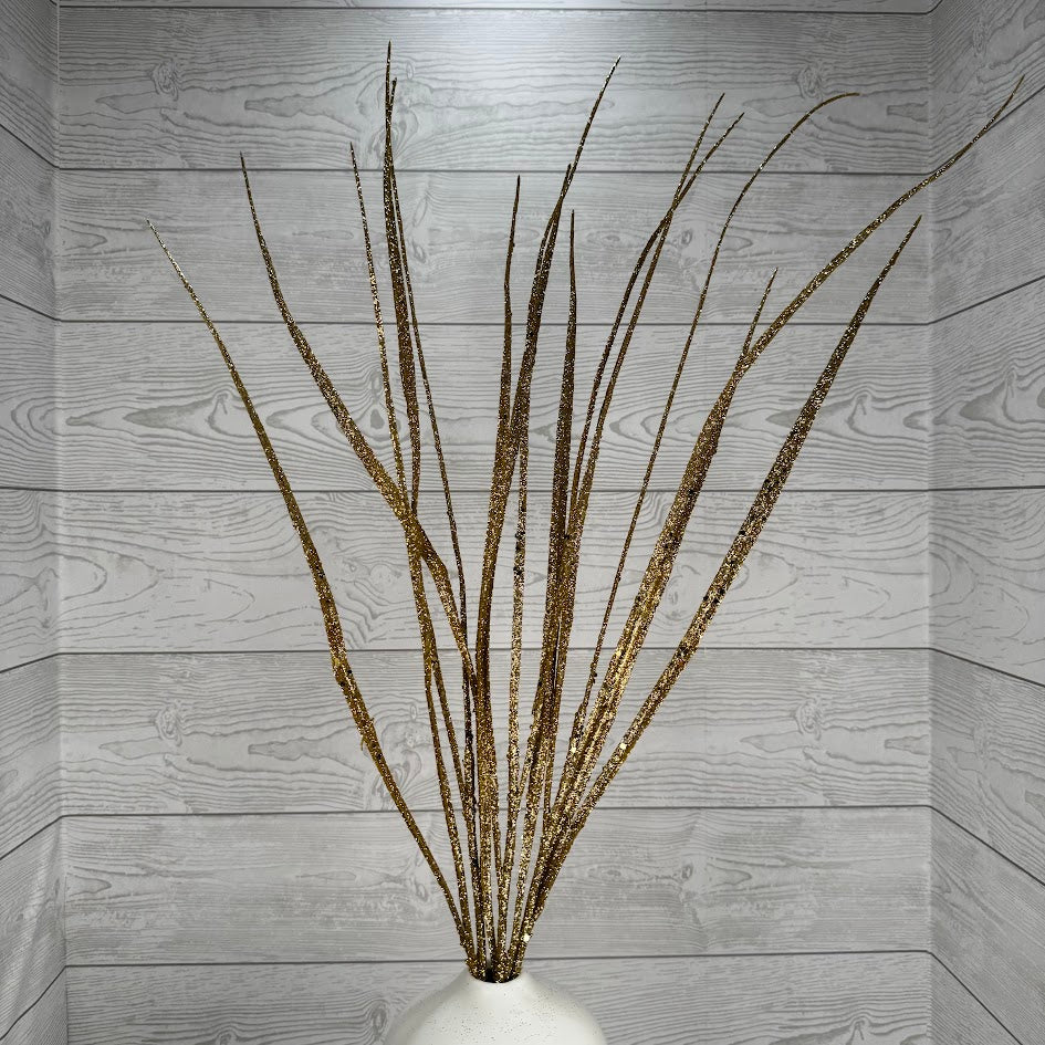 GLITTER SWORD GRASS SPRAY - GOLD - OO - 86010GD