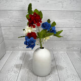 16IN PATRIOTIC HYDRANDEA - RED/BLUE/CREAM - 65573 * BL