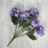 17IN SOFT TOUCH HYDRANGEA - LAVENDER - 84845-LV * G