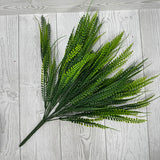 21IN PLASTIC BUTTON FERN - 84964 * BR