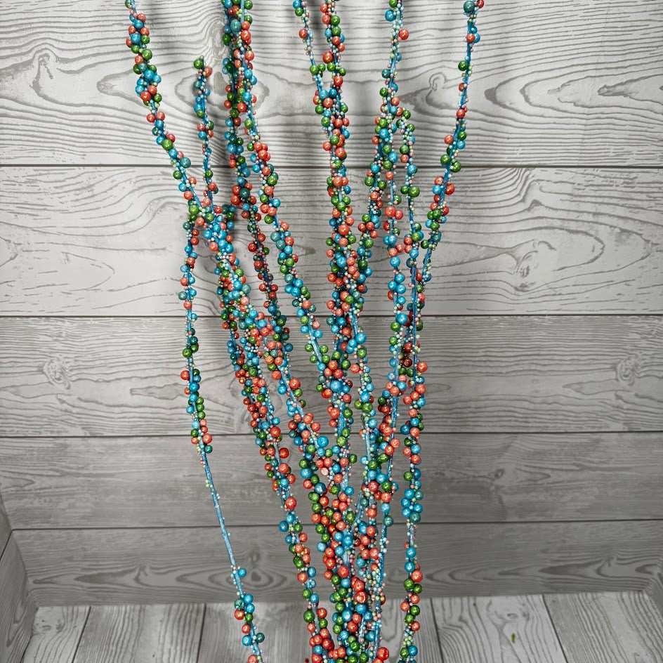 52IN BERRY SPRAY - BLUE/GREEN/PEACH - 85522-BLGNPH