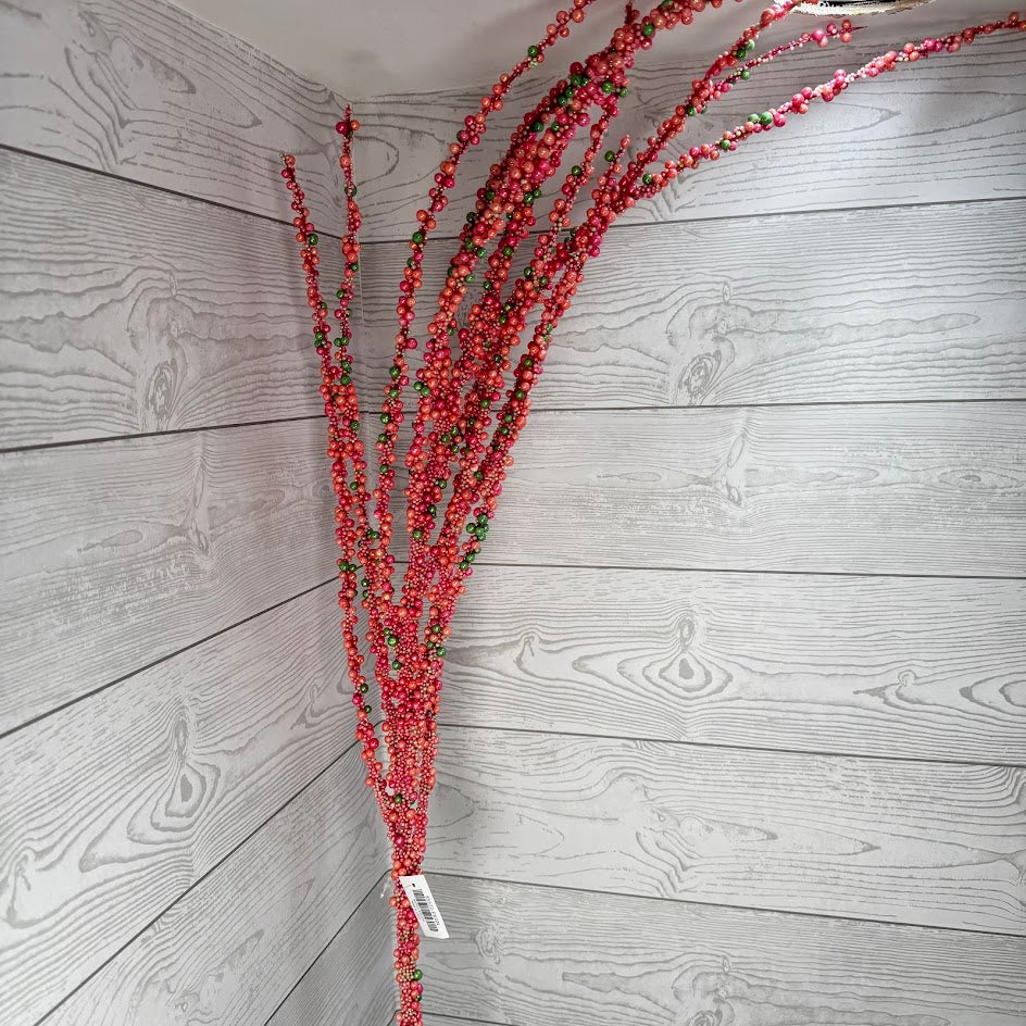 52IN BERRY SPRAY - PINK/GREEN - 85522-PKGN