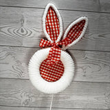 25IN FELT EASTER BUNNY HEAD - ORANGE/WHITE - 65601-OR * BL G