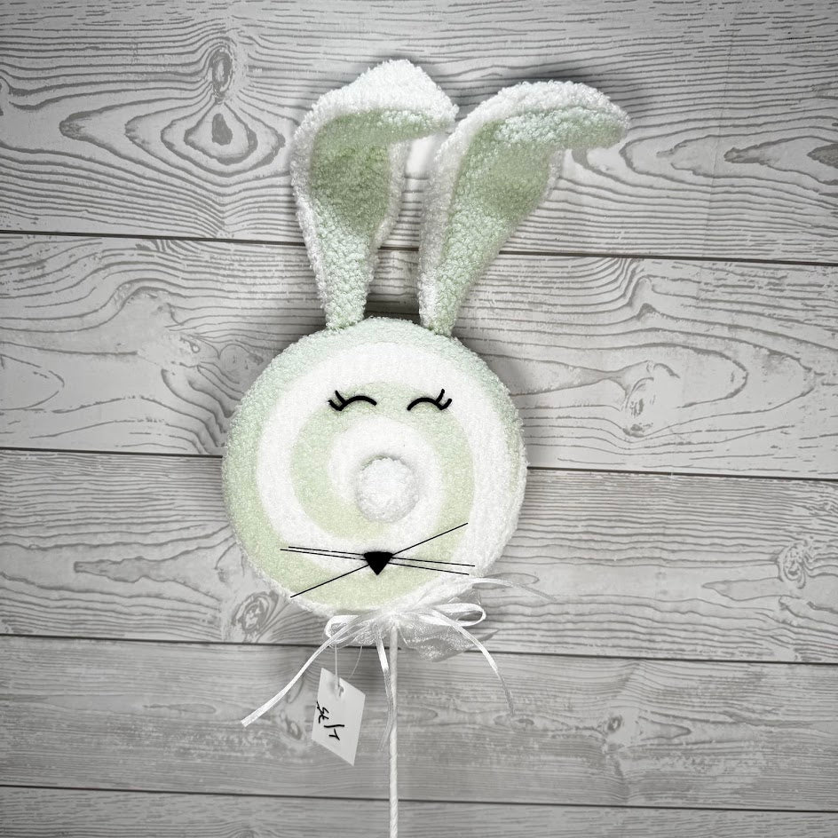 24IN EASTER BUNNY LOLLIPOP - GREEN - 65593-GN
