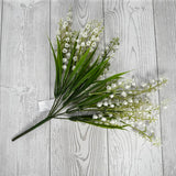16.5IN LILY OF VALLEY X7 - WHITE - 84263