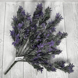 18IN PLASTIC LVS BUSH X9 - PURPLE - 85560 * OO