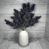 18IN PLASTIC LVS BUSH X9 - PURPLE - 85560 * OO