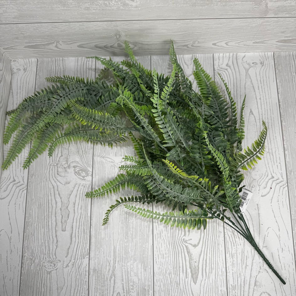 32IN PLASTIC FERN HANGING X5 - 85619 * R BR