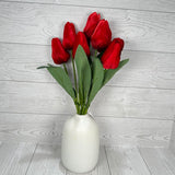 18IN TULIP BUSH X9 - RED - 84888-RD * BL