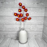 22IN FELT DAISY SPRAY - 65597-BTY