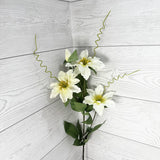 27" CLEMATIS SPRAY - WHITE - 28907 * OO