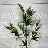 26" LAVENDER SPRAY - WHITE/GREEN - 28256 * OO