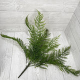 22.5" FRESH TOUCH FERN BUSH X9 - TT GREEN - 28296 * R BR
