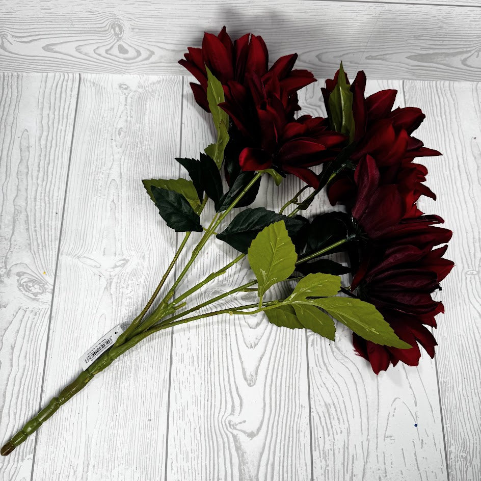 DAHLIA X5 - DARK RED - B26009-RED * G