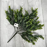 15" LEAVES BUSH - GREEN - 25750 * OO
