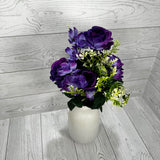 ROSE ANEMONE BUSH X14 H20 - PURPLE - 64041PU * BL