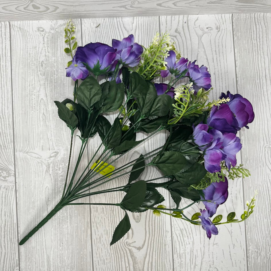 ROSE ANEMONE BUSH X14 H20 - PURPLE - 64041PU * BL