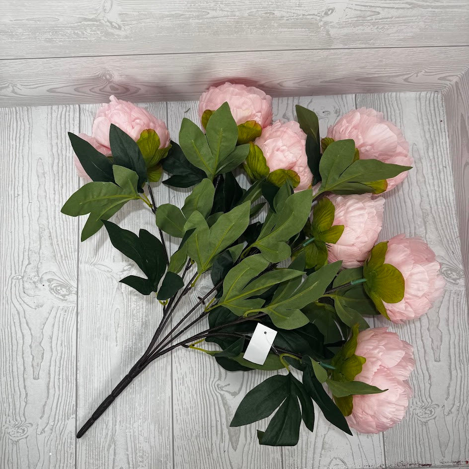 21IN PEONY BUSH X7 - PINK - 85686-PK * PK G
