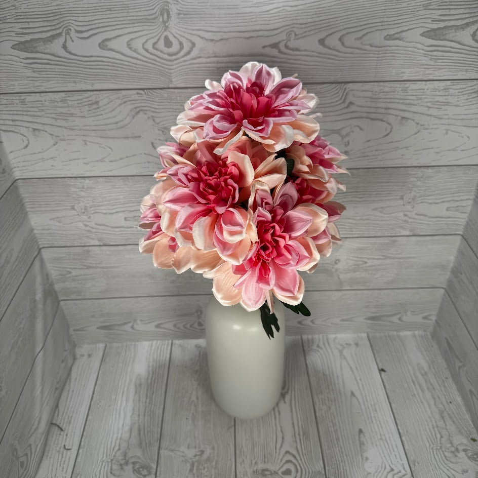 20IN DAHLIA BUSH X8 - PINK - 85583-PK * BR