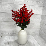 COLOR FAST DOUBLE BABY BREATH X11 H19 - RED - 31180RD