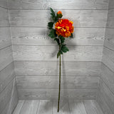 30IN PEONY SPRAY X2 - ORANGE - 85637-OR * PU