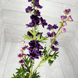 34IN DELPHINIUM SPRAY - PURPLE - 85466-PU * G