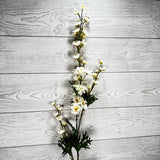 34IN DELPHINIUM SPRAY X3 - CREAM - 85466-CR * G