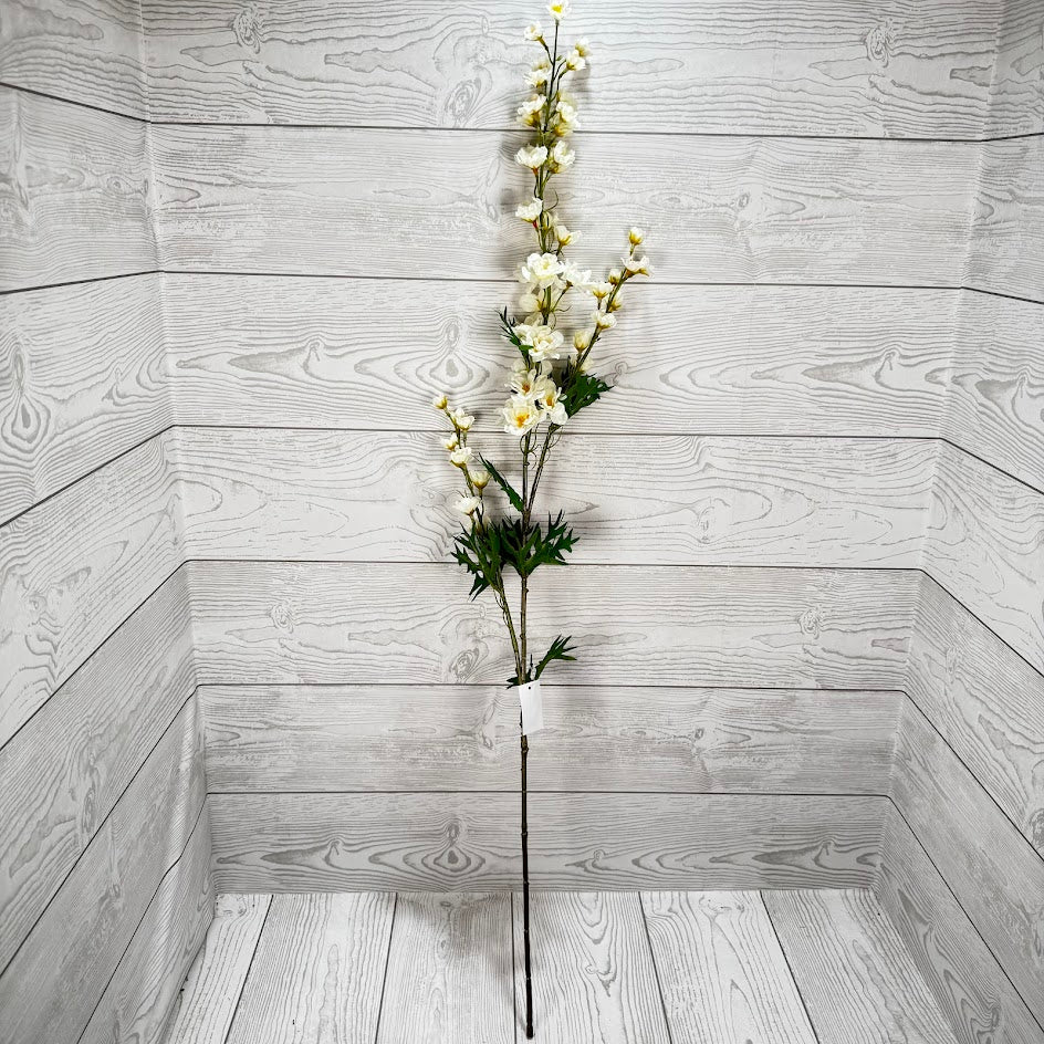 34IN DELPHINIUM SPRAY X3 - CREAM - 85466-CR * G